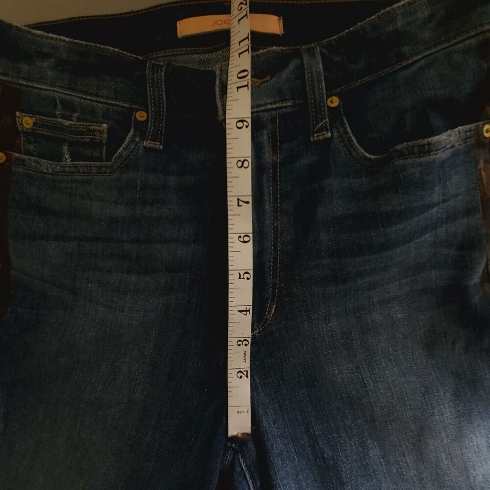 Joe's Jeans Women's High Rise Size 28 Flawless The Charlie Metallic - Picture 10 of 16